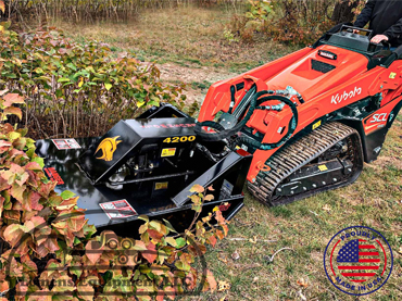 Mini Skid Steer Brush Mower Attachments